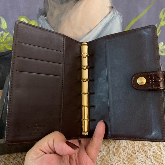 Louis Vuitton Vernis Agenda PM in Ox Blood. AB condition - Picture 4 of 7